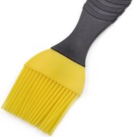 Набор кондитерских силиконовых кистей Better Brush из 3 штук с пластиковой ручкой для смазывания еды, выпечки, кулинарные кисточки для кухни Желтые