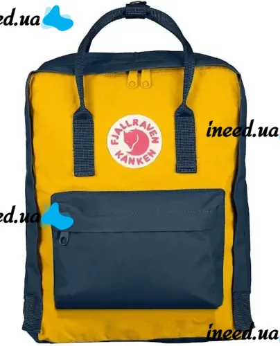 Школьный городской рюкзак Fjallraven Kanken Classic 16 л с отделением для ноутбука, Дорожный водонепроницаемый ранец портфель Канкен для школы