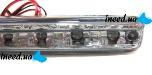 Светодиодные дневные ходовые огни DRL 8 LED 12v ДХО DR-2 030 Универсальные автомобильные светодиодные фары дневного света на 8 диодов 