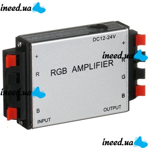 Универсальный двухплатный усилитель напряжения RGB Amplifier XM-01 12V-24v 6A для светодиодной LED ленты, Контроллер 12В для лед лент Серебристый