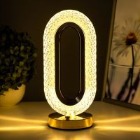 Настольная лампа-ночник Creatice Table Light Lamp 14 сенсорный ночник, светодиодная лампа светильник с кристаллами на акриловой подставке 3 режима