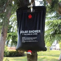 Переносной туристический душ для дачи Easy Camp Solar Shower Bag на 20 л, Походный летний портативный душ, Дачный мобильный резервуар для воды