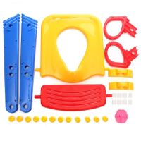 Children Toilet Trainer folding toilet seat with step and handles, Children Toilet Potty with handrails on toilet seat for children