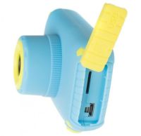 Детский аккумуляторный фотоаппарат DVR Baby Camera XL-500R зайчик, Детская цифровая камера 7688 600mAh, Цифровой фотоаппарат для детей Голубой