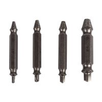 Набор экстракторов бит Easy Out Tool S2 4 шт в коробке, двухсторонние насадки для выкручивания сломанных, слизанных саморезов и болтов на шуруповерт