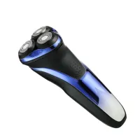 Rechargeable Men's Electric Shaver VGR V-306, Wireless Waterproof Rotary Electric Shaver for Wet and Dry Shaving