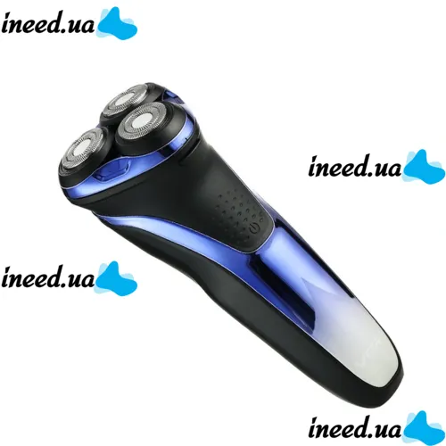 Rechargeable Men's Electric Shaver VGR V-306, Wireless Waterproof Rotary Electric Shaver for Wet and Dry Shaving