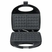  Электрическая вафельница Domotec MS-7705 с антипригарным покрытием для бельгийских вафель 1000W, Бытовая бутербродница сендвичница, Электровафельница