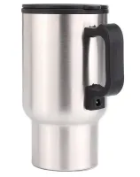 Автомобильная термокружка термос с подогревом Electric Mug 140Z чашка 400мл 12V, авто кружка кипятильник от прикуривателя в машину 2240 Серебристый
