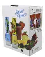 Портативный Блендер Shake n take MP-K 019 универсальный коктейль фреш - микс, Компактный шейкер 500 мл для приготовления коктейлей и смузи от сети
