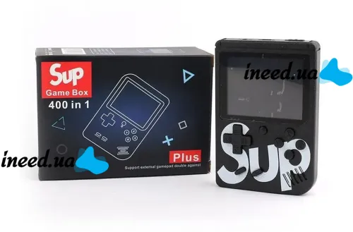Портативная игровая ретро приставка Dendy Sup M3 Game Box Retro на 400 игр с джойстиком 8Bit, Денди, Sega, игровая консоль