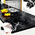 Самоклеящаяся кухонная пленка 5м х 60см Supretto BM-560 черный мрамор, водонепроницаемая виниловая для защиты кухонных поверхностей стен плиты мебели