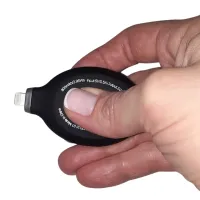 УМБ портативное зарядное устройство для iPhone Power Pod Emergency Charge 800mAh брелок Power Bank разъем Lightning внешний аккумулятор для телефона