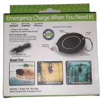 УМБ портативное зарядное устройство для iPhone Power Pod Emergency Charge 800mAh брелок Power Bank разъем Lightning внешний аккумулятор для телефона
