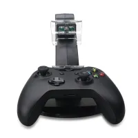 Зарядная подставка док станция для геймпадов XBOX ONE/ONE S/ONE X на 2 джойстика, Зарядное устройство для зарядки геймпадов с подсветкой Черная