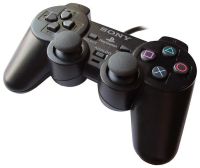Проводной джойстик PS2 GamePad DualShock Sony PlayStation 2 геймпад для Play Station 2 (Сони) Черный Black