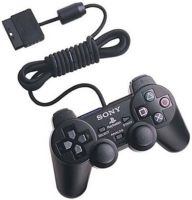 Проводной джойстик PS2 GamePad DualShock Sony PlayStation 2 геймпад для Play Station 2 (Сони) Черный Black