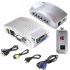 Універсальний конвертер VGA-RCA AV + S-Video TV converter з VGA на RCA для підключення від ПК до ТБ.