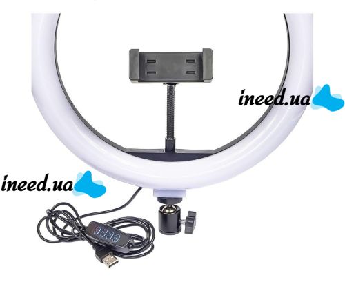 Кольцевая USB LED лампа Ring Fill Light JY-360A 36 см 14" без штатива Профессиональная студийная светодиодная CXB-360 (теплый, нейтральный, холодный)