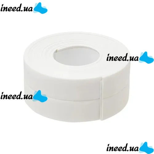 Водонепроникна самоклеюча Бордюрна стрічка Waterproof Tape ly129 3,2 метра для ванни, ізоляційна надсильна клейка стрічка для ванних і кухні