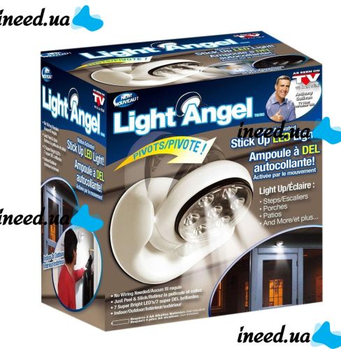 Led светильник с датчиком движения Light Angel универсальная подсветка