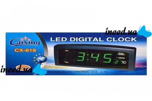 Электронные настольные часы CX-818 LED часы Caixing
