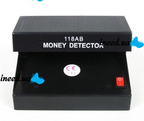Wireless Electronic Ultraviolet Currency Detector AD-118AB Battery Powered by Batteries