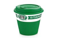 Чашка керамическая кружка StarBucks Green зеленая стакан для кофе, чая, горячих напитков Star Bucks