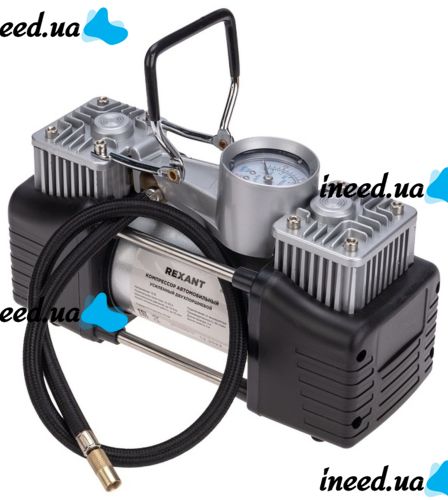 Автомобильный двухцилиндровый компрессор Air Pump 8806 с набором инструмента для подкачки шин 150 PSI воздушный насос от клемм и прикуривателя Bohao