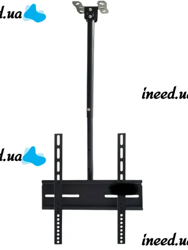 Потолочный кронштейн V-star D807 для телевизора и монитора 26-55", Потолочное крепление до 45 кг для ТВ, Крепеж на потолок для TV D-807 Черный