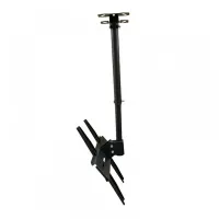 Потолочный кронштейн V-star D807 для телевизора и монитора 26-55", Потолочное крепление до 45 кг для ТВ, Крепеж на потолок для TV D-807 Черный