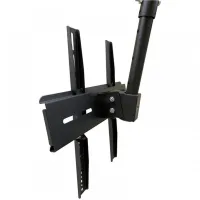 Потолочный кронштейн V-star D807 для телевизора и монитора 26-55", Потолочное крепление до 45 кг для ТВ, Крепеж на потолок для TV D-807 Черный