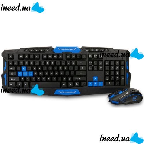 Беспроводная игровая клавиатура и мышь UKC HK-8100
