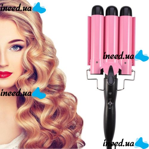 Профессиональная тройная плойка для волос JJ-928 Professional Hairdressing