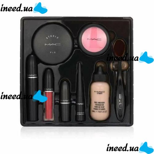 Косметический набор Mac look 8 в 1 M808 Набор косметики подарочной коробке