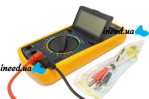 Цифровой профессиональный мультиметр Digital DT9207A тестер