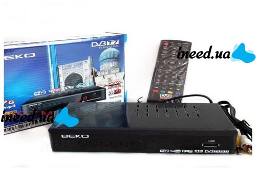 Цифровой эфирный Тюнер T2 DV3 BEKO T777 4K с WIFI и экраном