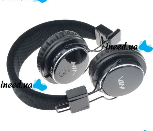 Wireless Bluetooth Headphones NIA Q8 microSD Black