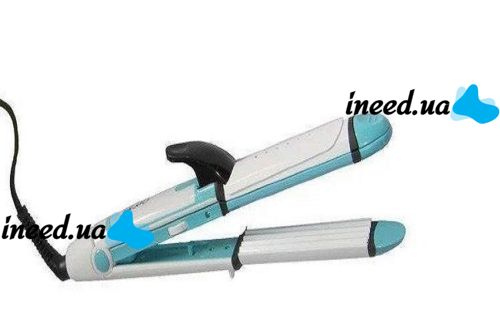 Утюжок выпрямитель плойка для укладки волос гофре 3 в 1 Gemei GM-2921