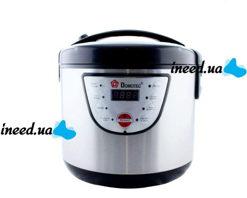Мультиварка Domotec MS-7722 5л 6 программ Metall + книга рецептов