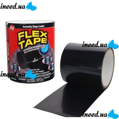 Сверхпрочная водонепроницаемая лента Flex Tape 10 см скотч-лента Флекс Тайп 10см маленькая