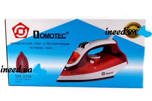 Утюг Domotec MS-2298 2200W керамическая подошва