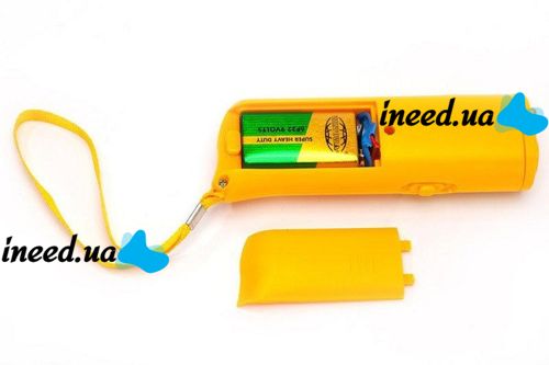 Powerful Ultrasonic Dog Repeller Super Ultrasonic AD-100, A repeller with the function of training and protection from dogs with a flashlight Super Ultrasonic