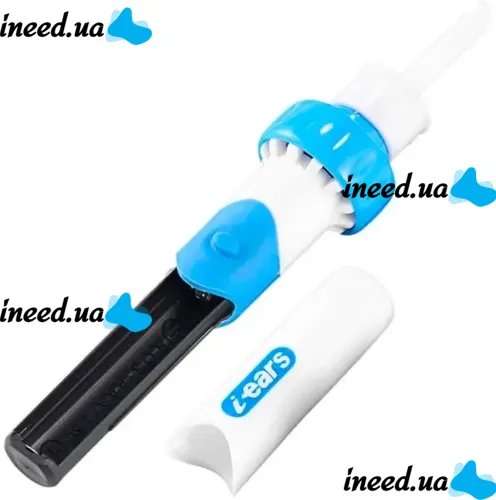Вакуумный пылесос для чистки ушей С-ears Painless Cordless Electric DEOcross I-ears Ухочистка для удаления ушной серы на батарейке с футляром