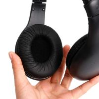 Наушники с микрофоном беспроводные 5 в 1 MH2001 Black + FM радио Wireless,  mp3 pc tv,