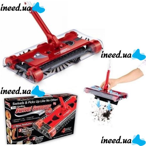 Электровеник Swivel Sweeper G6 Cвивел Cвипер веник, швабра, Свипер веник
