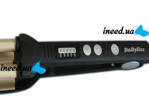 Профессиональная тройная плойка волна Babyliss Pro GBR Wave Envy DT-2021 для укладки волос с регулятором температуры Бебилис Стайлер