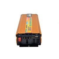 Автомобильный инвертор UKC 24V-220V 2000W авто преобразователь напряжения тока от прикуривателя и аккумулятора, зарядное с защитой от перегрева 2000Вт