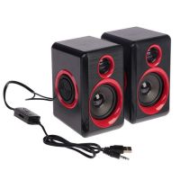Колонки для ПК компьютера F&T FT-165 Black, Red