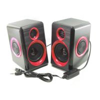 Колонки для ПК компьютера F&T FT-165 Black, Red